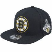 Mitchell&Ness - NHL Svart fitted Keps - Boston Bruins Side Patch Black Fitted @ Hatstore