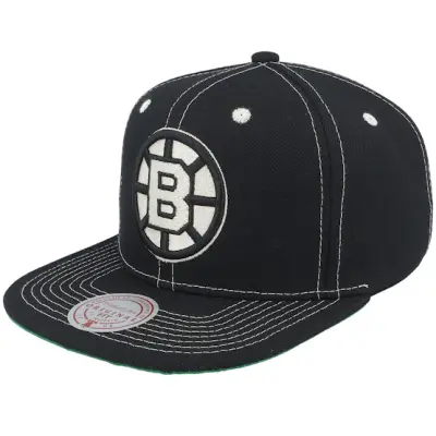 Mitchell&Ness - NHL Svart snapback Keps - Boston Bruins Contrast Natural Vintage Black Snapback @ Hatstore
