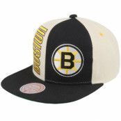 Mitchell&Ness - NHL Svart snapback Keps - Boston Bruins Pop Panel Off White/Black Snapback @ Hatstore