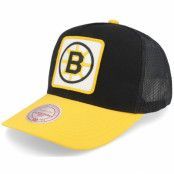 Mitchell&Ness - NHL Svart trucker Keps - Boston Bruins Truck It Vintage Black/Yellow Trucker @ Hatstore