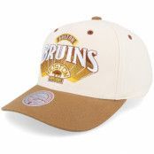 Mitchell&Ness - NHL Vit adjustable Keps - Boston Bruins Horizon Pro Vintage Off White/Khaki Adjustable @ Hatstore