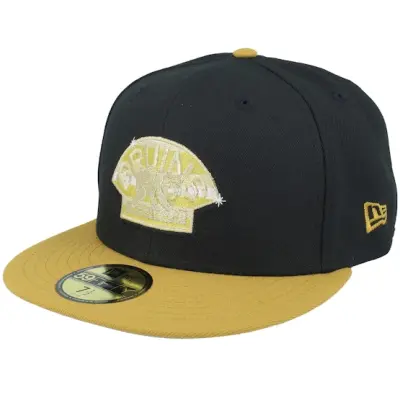 New Era - NHL Svart fitted Keps - Boston Bruins 59FIFTY Day Black/Gold Yellow Fitted @ Hatstore
