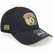 New Era - NHL Svart trucker Keps - Boston Bruins Authentic Pro Draft Black/Yellow Gold Trucker @ Hatstore