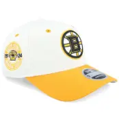 New Era - NHL Vit adjustable Keps - Hatstore Exclusive x Boston Bruins Inaugural 9SEVENTY Chrome/Yellow A-frame Adjustable @ Hatstore