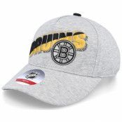 Outerstuff - NHL Grå adjustable Keps - Kids Boston Bruins Overload Heather Procurve Grey Adjustable @ Hatstore