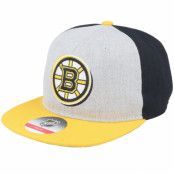 Outerstuff - NHL Grå snapback Keps - Kids Boston Bruins NHL Deadstock Heather Grey/Black/Yellow Snapback @ Hatstore