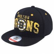 Outerstuff - NHL Svart snapback Keps - Kids Boston Bruins Life Style Printed Flatbrim Black Snapback @ Hatstore