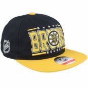 Outerstuff - NHL Svart snapback Keps - Kids Boston Bruins Logo Flatbrim Cap Black/Yellow Snapback @ Hatstore