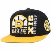 Reebok - NHL Svart snapback Keps - Boston Bruins Org 6 Snapback @ Hatstore