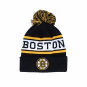 Mössa Boston Bruins Cuffed Knit Black/White Pom - Adidas - Svart Tofs