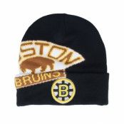 Mitchell&Ness - NHL Svart cuff Beanie - Boston Bruins Cricket Knit Vintage Black Cuff @ Hatstore