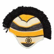 Reebok - NHL Svart pom Beanie - Boston Bruins Faceoff Mohawk Knit @ Hatstore