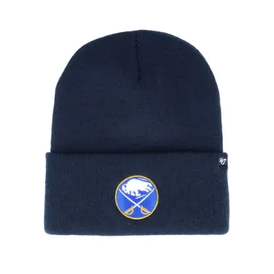 47 Brand - NHL Blå cuff Beanie - Buffalo Sabres Haymaker Knit Navy Cuff @ Hatstore