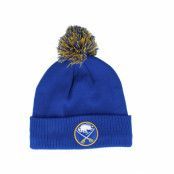 Adidas - NHL Blå pom Beanie - Buffalo Sabres NHL Cuff Beanie Royal Blue Pom @ Hatstore