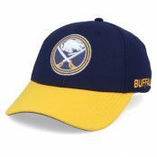 Adidas - NHL Blå flexfit Keps - Buffalo Sabres Coach Navy/Yellow Flexfit @ Hatstore