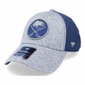 Fanatics - NHL Grå adjustable Keps - Buffalo Sabres Primary Logo Marled Tech Velcro Sports Grey/Navy Adjustable @ Hatstore