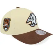 Mitchell&Ness - NHL Beige adjustable Keps - Hatstore Exclusive x Buffalo Sabres Pro Crown Cream/Brown A-Frame Adjustable @ Hatstore