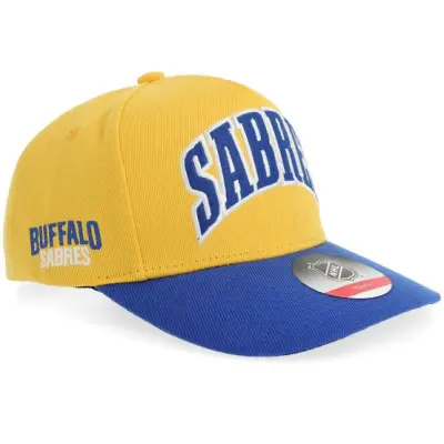 Outerstuff - NHL Gul snapback Keps - Kids Buffalo Sabres Mvp Pro Pinch Yellow/Royal A-frame Adjustable @ Hatstore