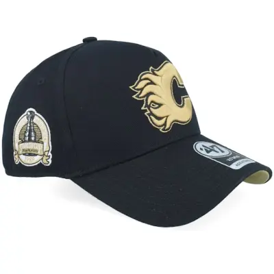 47 Brand - NHL Svart adjustable Keps - Calgary Flames NHL Shot Tt  47 Mvp Dt Black A-Frame Adjustable @ Hatstore