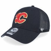 47 Brand - NHL Svart trucker Keps - Calgary Flames NHL Branson 47 MVP Black Trucker @ Hatstore