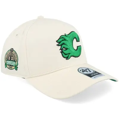 47 Brand - NHL Vit adjustable Keps - Hatstore Exclusive x Calgary Flames Vintage Stanley Sure Shot Dt Natural A-frame Adjustable @ Hatstore