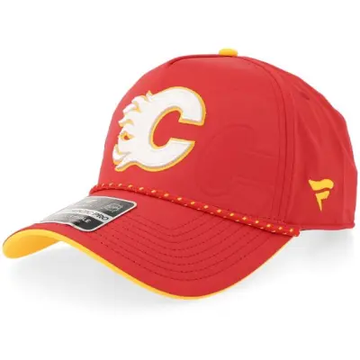 Fanatics - NHL Röd adjustable Keps - Calgary Flames Draft 1 Red/Yellow Gold A-Frame Adjustable @ Hatstore