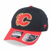 Fanatics - NHL Svart flexfit Keps - Calgary Flames Draft Structured Stretch Black/Red Flexfit @ Hatstore