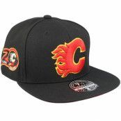 Mitchell&Ness - NHL Svart fitted Keps - Calgary Flames Vintage Black Fitted @ Hatstore