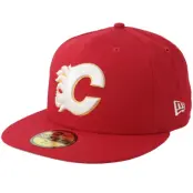 New Era - NHL Röd fitted Keps - Hatstore Exclusive x Calgary Flames 59FIFTY Red Fitted @ Hatstore
