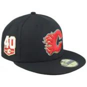 New Era - NHL Svart fitted Keps - Calgary Flames 40 59FIFTY Black Fitted @ Hatstore