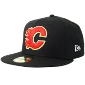 New Era - NHL Svart fitted Keps - Hatstore Exclusive x Calgary Flames 59FIFTY Black Fitted @ Hatstore