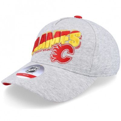 Outerstuff - NHL Grå flexfit Keps - Kids Calgary Flames Overload Heather Procurve @ Hatstore