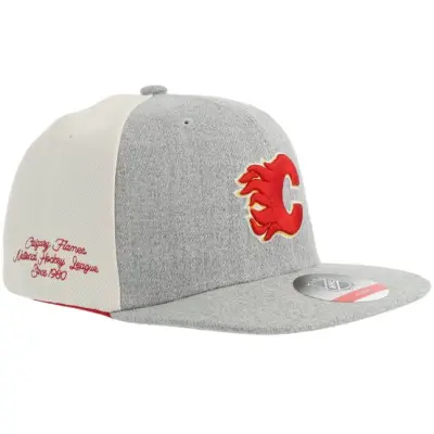 Outerstuff - NHL Grå snapback Keps - Kids Calgary Flames Ace In The Hole Heather Grey Snapback @ Hatstore