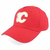 Outerstuff - NHL Röd adjustable Keps - Kids Calgary Flames Precurved Snap Cap University Red Adjustable @ Hatstore