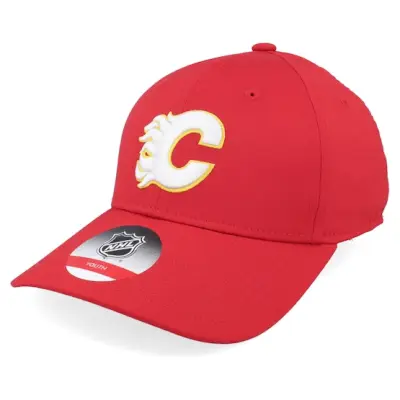 Outerstuff - NHL Röd flexfit Keps - Kids Calgary Flames NHL Red Flexfit @ Hatstore