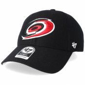 47 Brand - NHL Svart adjustable Keps - Carolina Hurricanes Mvp Black Adjustable @ Hatstore