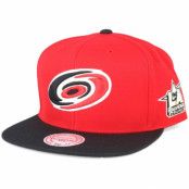 Keps Carolina Hurricanes NHL 2017 ASG 2T Snapback - Mitchell & Ness - Röd Snapback