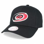 Keps Carolina Hurricanes Team Logo Cotton Low Pro Black Adjustable - Mitchell & Ness - Svart Reglerbar