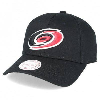Mitchell&Ness - NHL Svart adjustable Keps - Carolina Hurricanes Team Logo Cotton Low Pro Black Adjustable @ Hatstore