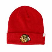 47 Brand - NHL Röd cuff Beanie - Chicago Blackhawks Raised Knit Red Cuff @ Hatstore