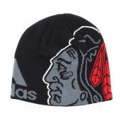 Adidas - NHL Svart traditionalbeanie Beanie - Chicago Blackhawks Jacqurad Black Beanie @ Hatstore