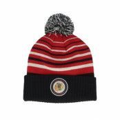 Fanatics - NHL Röd pom Beanie - Chicago Blackhawks True Classic Black-Athl Red Pom @ Hatstore