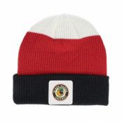 Fanatics - NHL Svart cuff Beanie - Chicago Blackhawks Showboat Black/Cardinal/White Cuff @ Hatstore