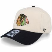 47 Brand - NHL Beige adjustable Keps - Chicago Blackhawks Nantasket Captain Natural/Black Adjustable @ Hatstore