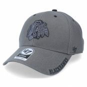 47 Brand - NHL Grå adjustable Keps - Chicago Blackhawks Defrost Mvp Charcoal Adjustable @ Hatstore