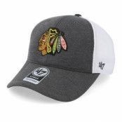 47 Brand - NHL Grå adjustable Keps - Chicago Blackhawks Haskell 47 Mvp Charcoal/White Adjustable @ Hatstore