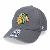 47 Brand - NHL Grå adjustable Keps - Chicago Blackhawks Legend Mvp Charcoal Adjustable @ Hatstore