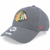 47 Brand - NHL Grå adjustable Keps - Chicago Blackhawks NHL MVP Charcoal Adjustable @ Hatstore