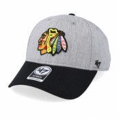 47 Brand - NHL Grå adjustable Keps - Chicago Blackhawks Palomino Two Tone 47 Mvp Heather/Black Adjustable @ Hatstore