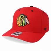 47 Brand - NHL Röd adjustable Keps - Chicago Blackhawks Audible 47 Mvp Red/Black Adjustable @ Hatstore